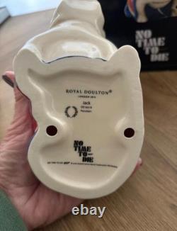 Rare Bnib Royal Doulton Jack The Bulldog 007 James Bond No Time To Die Figurine