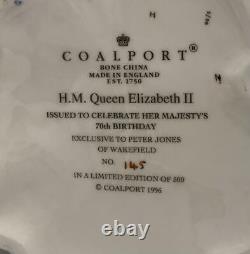 Rare COALPORT Limited Edition Figure QUEEN ELIZABETH II 70th Birthday