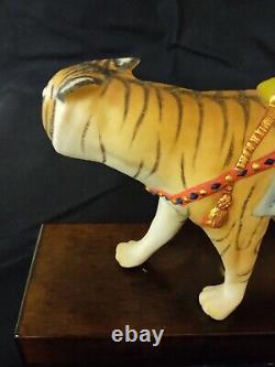 Rare CYBIS 12 Bisque Porcelain Carousel Tiger Statue Figurine limited edition