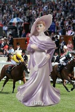 Rare Coalport 1986 Limited Edition The Ascot Lady Figurine David Shilling