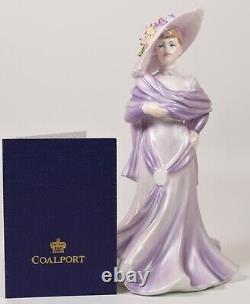 Rare Coalport 1986 Limited Edition The Ascot Lady Figurine David Shilling