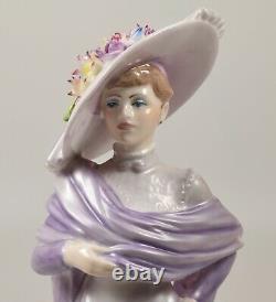 Rare Coalport 1986 Limited Edition The Ascot Lady Figurine David Shilling