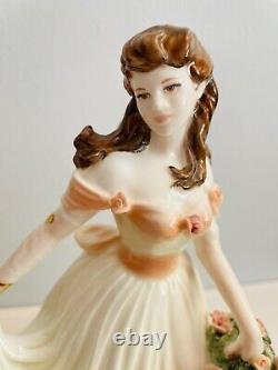 Rare Coalport Figurine English Roses Collection ADMIRED MIRANDA Limited Edition