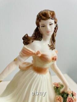 Rare Coalport Figurine English Roses Collection ADMIRED MIRANDA Limited Edition