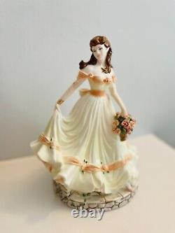 Rare Coalport Figurine English Roses Collection ADMIRED MIRANDA Limited Edition