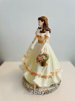 Rare Coalport Figurine English Roses Collection ADMIRED MIRANDA Limited Edition