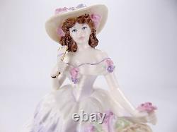 Rare Coalport Figurine Lilac Time CW328 Limited Edition Bone China Lady Figures