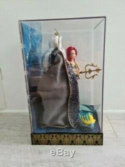 Rare DISNEY STORE Designer Fairytale Collection Ariel & King Triton Dolls
