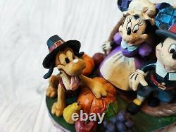 Rare Disney Jim Shore Mickey Mouse Holiday Cornucopia Harvest Figurine 4051981