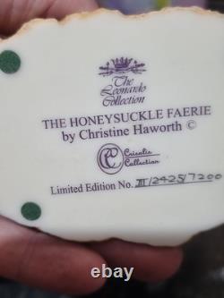 Rare Fairy figurine The Honeysuckle Faerie By Christine Haworth Limited Edition