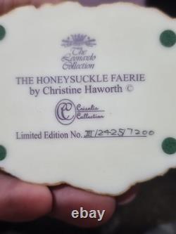 Rare Fairy figurine The Honeysuckle Faerie By Christine Haworth Limited Edition