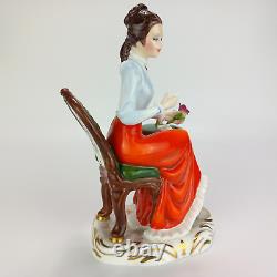 Rare Francesca Fine Bone China Charlotte Figurine Limited Edition Red Colourway