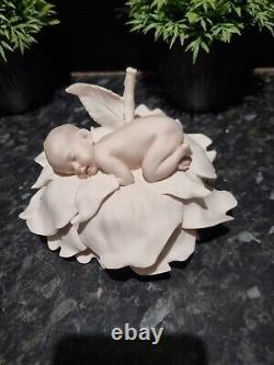 Rare Giuseppe Armani Baby Sculpture Figurine Rose Baby LIMITED EDITION