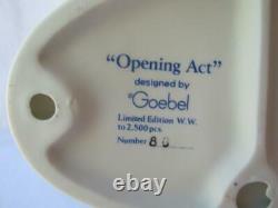 Rare Goebel Porcelain Clown with Heart OPENING ACT Limited Numbered Edition