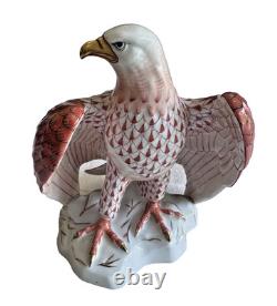 Rare Herend GUILD2000 15448 Rust Fishnet Eagle Limited Edition No. 446/500 6 1/4