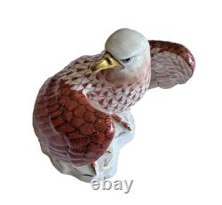 Rare Herend GUILD2000 15448 Rust Fishnet Eagle Limited Edition No. 446/500 6 1/4