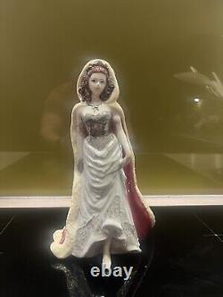 Rare Limited Edition Coalport Christmas Ball Lady Figurine No 504 Of 2000