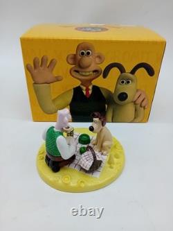 Rare Limited Edition Coalport Wallace & Gromit Figurine Picnic On The Moon