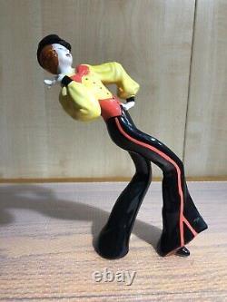 Rare Lorna Bailey Art Deco Lady Charger Iconic Figurine Ginger The Dancer 16/100