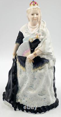 Rare Lovely Coalport Figurine Queen Victoria Queens Of England Limited Edition