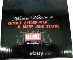 Rare Nib Marvel Comics Zombies Spiderman Mary Statue Figure 2392 0f 2500 Ltd Coa