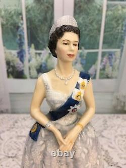 Rare Royal Doulton Figurine Queen Elizabeth II Limited Edition Coronation Anniv