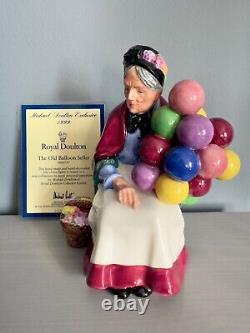 Rare Royal Doulton Figurine The Old Balloon Seller HN 3737 Limited Edition