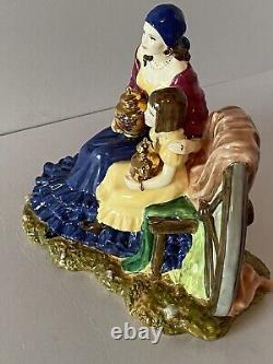 Rare Royal Worcester Gypsy Shared Treasures At The Epsom Derby Figurine Box/cert