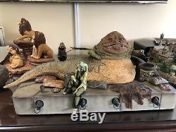 Rare Star Wars Jabba the Hutt Throne Room Gentle Giant With Slave Leia/Bib Ltd Ed