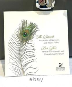 Rare Swarovski Crystal Peacock Limited Edition 1998 218123