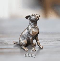 Richard Cooper Limited Edition Bronze Sitting Jack Russell Figurine