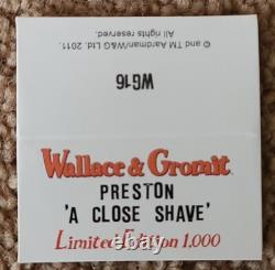 Robert Harrop Wallace & Gromit Figurine Preston A Close Shave Limited Edition