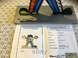 Romero Britto Big Hug Limited Edition Numbered, Autographed, Figurine Free p&p