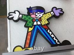 Romero Britto Big Hug Limited Edition Numbered, Autographed, Figurine Free p&p