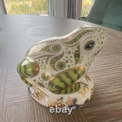 Royal Crown Derby Toad Porcelain Figurine Limited Edition 2008 Paperweight