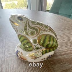 Royal Crown Derby Toad Porcelain Figurine Limited Edition 2008 Paperweight