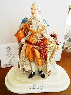 Royal Doulton 200 Years KING GEORGE III Figurine HN5746 Ltd Ed of 250 NEWithBOX