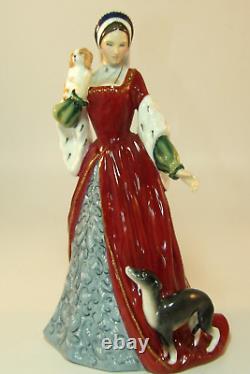 Royal Doulton 9 Ltd Ed Figurine HN3232 Anne Boleyn Wives Henry VIII Excellent