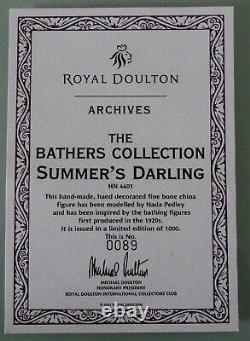 Royal Doulton Archives Figurine Summer's Darling 1930s Deco Ltd Edition