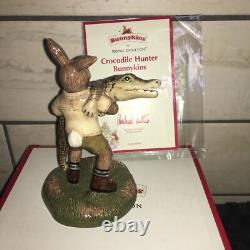 Royal Doulton Bunnykins DB513 Crocodile Hunter Ltd Ed 1000 Australia
