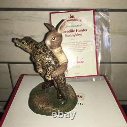 Royal Doulton Bunnykins DB513 Crocodile Hunter Ltd Ed 1000 Australia