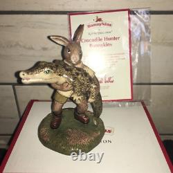 Royal Doulton Bunnykins DB513 Crocodile Hunter Ltd Ed 1000 Australia