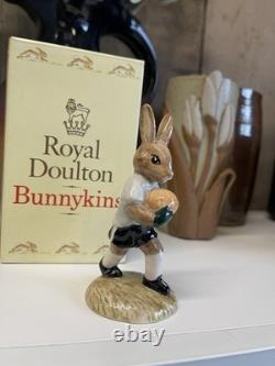 Royal Doulton Bunnykins Goalkeeper Figurine DB122 1991 Limited Edition