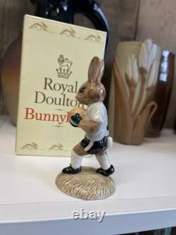 Royal Doulton Bunnykins Goalkeeper Figurine DB122 1991 Limited Edition