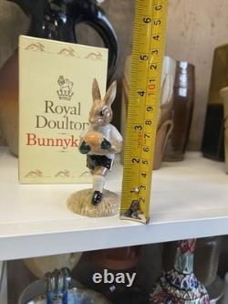 Royal Doulton Bunnykins Goalkeeper Figurine DB122 1991 Limited Edition