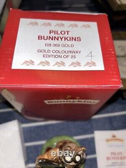 Royal Doulton Bunnykins Gold Pilot Ltd 25 Only