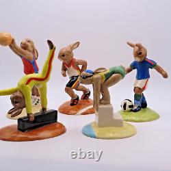 Royal Doulton Bunnykins Olympic Games With Stand and Certificate Limited Edition