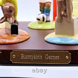 Royal Doulton Bunnykins Olympic Games With Stand and Certificate Limited Edition