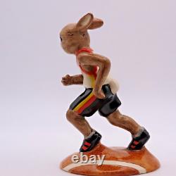 Royal Doulton Bunnykins Olympic Games With Stand and Certificate Limited Edition