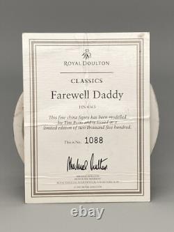 Royal Doulton Classics Farewell Daddy Limited Edition Soldier Figure HN 4363